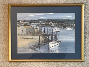 Niantic River Signed Print - By CT Artist Diana Tyler
