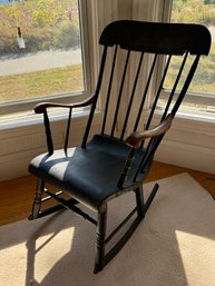 Antique Stenciled Lincoln Rocker