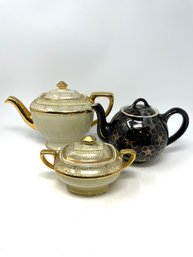 Lot Of Teapots And Sugar