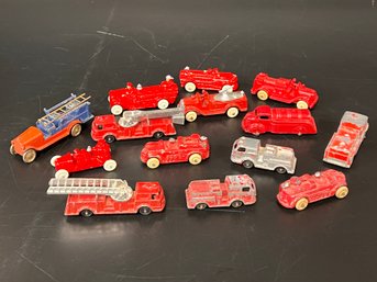 Collection Of Vintage Fire Trucks