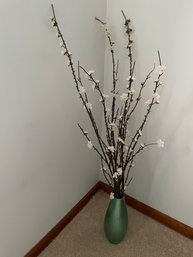 50' Floral Branches In Green Vase