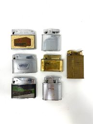 Group Of Vintage Advertising Lighters