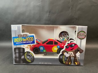 M&M's Under The Hood Red Race Car M & M Racing Candy Dispenser