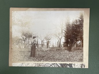 Early 1900s Group Of Ladies Playing Tennis Photograph