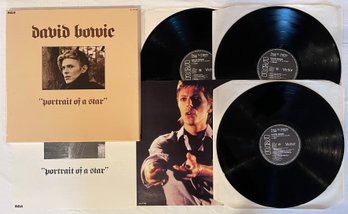 David Bowie - Portrait Of A Star 3xLP French Import Box Set - PL37700 - NM COMPLETE W/ 2 Inserts Master Record