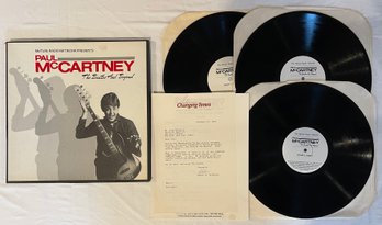 Paul McCartney - The Beatles And Beyond 3xLP Radio Broadcast Box Set - EX COMPLETE W/ Programming Paperwork