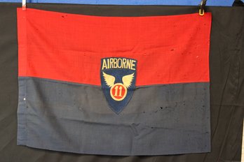 Vintage WW2 Army 11th Airborne Flag