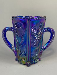 Mosser Spooner Cobalt Carnival Glass