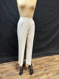 Vtg Liz Claiborne White Trousers