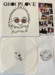 Grouplove - Spreading Rumours - WHITE VINYL UK Import 535919-1 - NM Complete W/ CD And Poster!