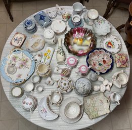 Huge Collection Of Antique & Vintage China Porcelain Collectibles