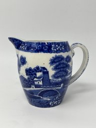 Antique Spode Blue Tower Pitcher