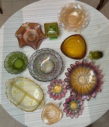 HUGE Lot Of Vintage Glass Carnival And More