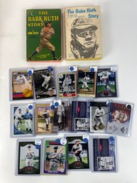 Babe Ruth Lot Cards Books (14)