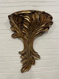 Italian Florentine Gilt Sconce Wall Shelf