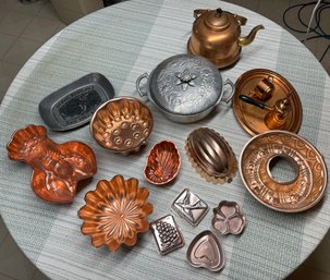 Vintage Metalware Lot Aluminum Copper MORE