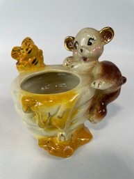 Vintage Kitsch Honey Bear Planter