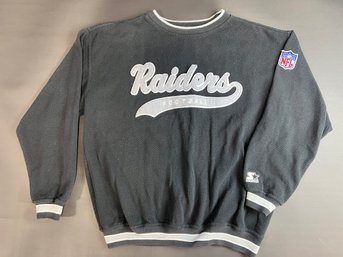 Starter Pro Line Mens 1990s Oakland Raiders Pullover Size XL