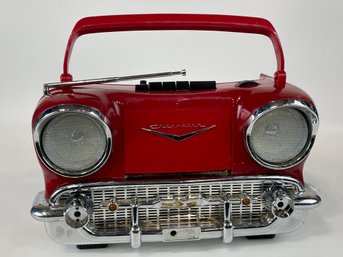 Randix Red '57 Chevy AM/FM/Cassette Radio - As Is