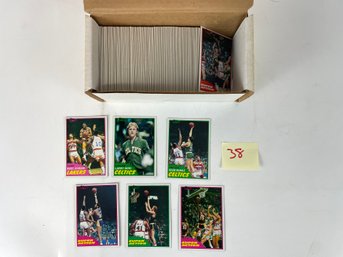 Complete 1981 Topps Basketball Set Bird Magic Second Year Cards  (38)