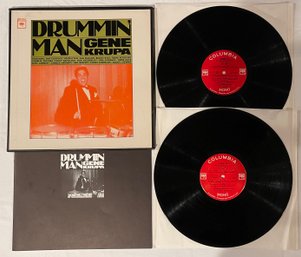 Gene Krupa - Drummin' Man 2xLP Mono Box Set - C2L29 Columbia 2 Eye Mono - NM Complete W/ Booklet!