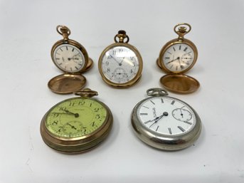 Collection Of Antique Pocket Watches - Untested