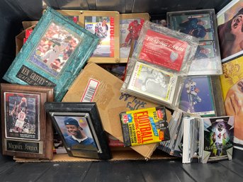 Box Lot Of Sports Cards And Collectibles (44)