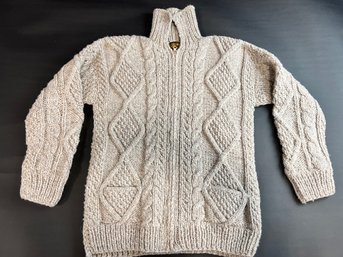 Vintage Ishka Wool Zip Up Sweater