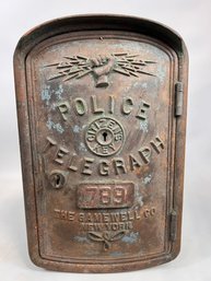 Gamewell Antique Police Telegraph Call Box #789
