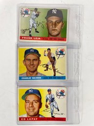 Lot Of 1955 Topps Yankees (49)