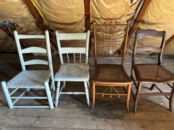 Group Of Antique Chairs