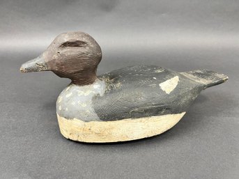 Carved Duck Decoy - Unsigned