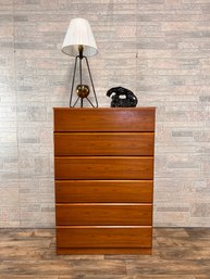 'Scova' By Dixie - Modern Teak Six Drawer Dresser