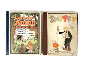 2 Cupples & Leon Co Books: Little Orphans Annie And Smitty