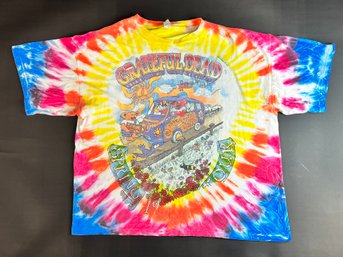 1995 Grateful Dead Spring Tour Tie Dye Shirt Mens XL Double Sided