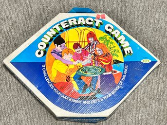 Vintage Ideal COUNTERACT Game 1971 Balance Marble Maze Game