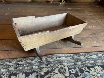 Primitive Cradle W/ Original Paint