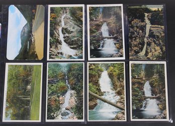 Vintage New Hampshire Post Cards White Mountains Waterfalls