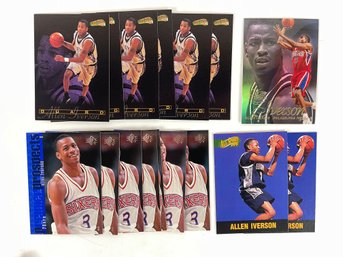 Allen Iverson Rookie Card Lot (71)