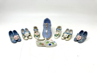 Group Of Vintage Porcelain Shoes