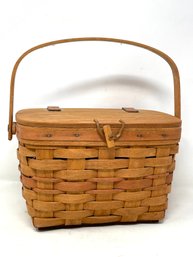 Vintage Longaberger Covered Basket