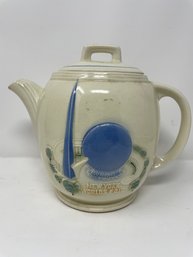 1939 New York Worlds Fair Teapot By Porcelier MADE IN USA