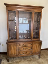 Classical Style Hutch China Cabinet Lenoir House