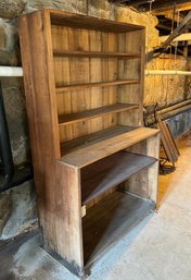 Primitive Open Step Back Cupboard