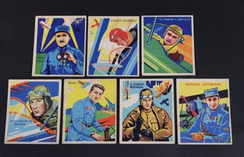Group Of 7 1934 National Chicle Sky Birds Trading Cards (5)