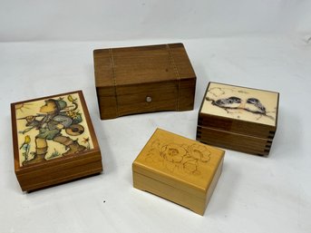 Group Of Music Boxes Reuge And More