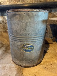 HUGE Galvanized Can W/ Handles