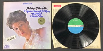 Aretha Franklin - I Never Loved A Man The Way I Love You SD8139 EX/NM