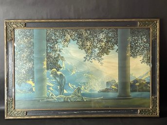 Framed Maxfield Parrish 'daybreak' Print Original Frame