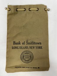 Antique Bank Bag Bank Of Smithtown Long Island New York
